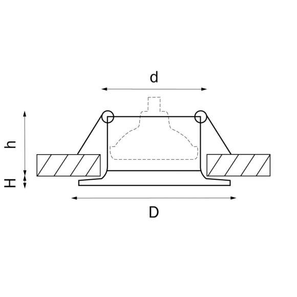 Встраиваемый светильник Lightstar Levigo 010021 Встраиваемый светильник Lightstar Levigo 010021