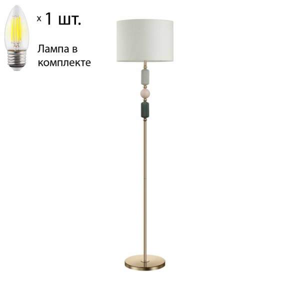 Торшер с лампочкой Odeon Light Candy 4861/1F+Lamps Е27 Свеча