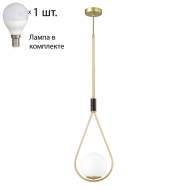 Подвесной светильник с лампочкой Odeon Light Flari 4810/1+Lamps E14 P45