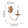Бра с лампочкой F-Promo Plini 2591-1W+Lamps E14 Свеча