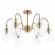 Люстра на штанге Escada 1141/6PL E14*60W Antigue copper/Clear