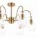 Люстра на штанге Escada 1141/6PL E14*60W Antigue copper/Clear