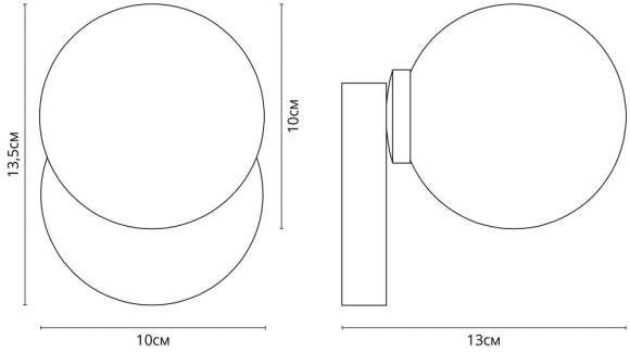 Бра Arte Lamp Bolla-Piccolo A3989AP-1AB Бра Arte Lamp Bolla-Piccolo A3989AP-1AB