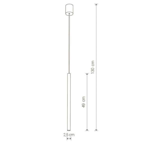 Подвесной светодиодный светильник Nowodvorski Laser Black I 8797 Подвесной светодиодный светильник Nowodvorski Laser Black I 8797