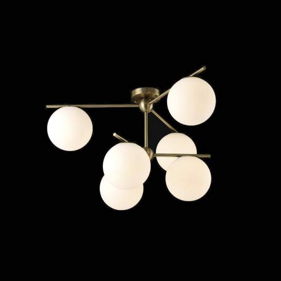 Потолочная люстра Crystal Lux с лампочками FELIZ SP-PL6 BRONZE/WHITE+Lamps E27 P45 Потолочная люстра Crystal Lux с лампочками FELIZ SP-PL6 BRONZE/WHITE+Lamps E27 P45