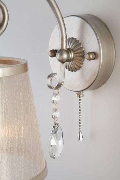 Бра 60065/1 серебро ЕВРОСВЕТ Бра 60065/1 серебро ЕВРОСВЕТ