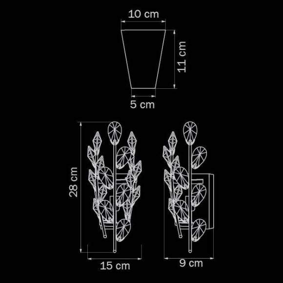 791612 Настенное бра Lightstar Isabelle