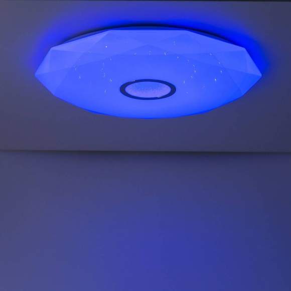 Светодиодный светильник с поддержкой ''Алиса'' и пультом Citilux Диамант Смарт CL713A100G Светодиодный светильник с поддержкой ''Алиса'' и пультом Citilux Диамант Смарт CL713A100G