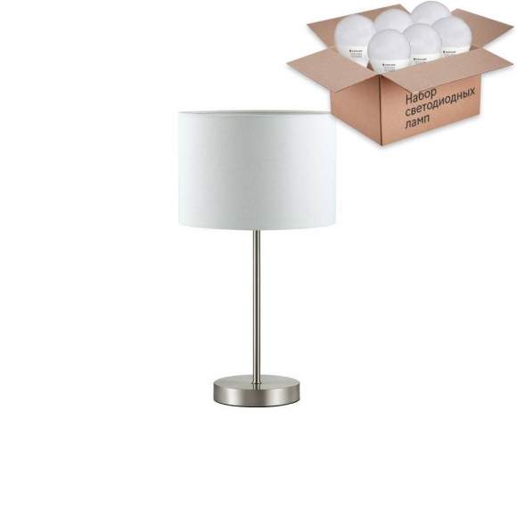 Настольная лампа с лампочкой Lumion Nikki 3745/1T+Lamps E27 P45 Настольная лампа с лампочкой Lumion Nikki 3745/1T+Lamps E27 P45