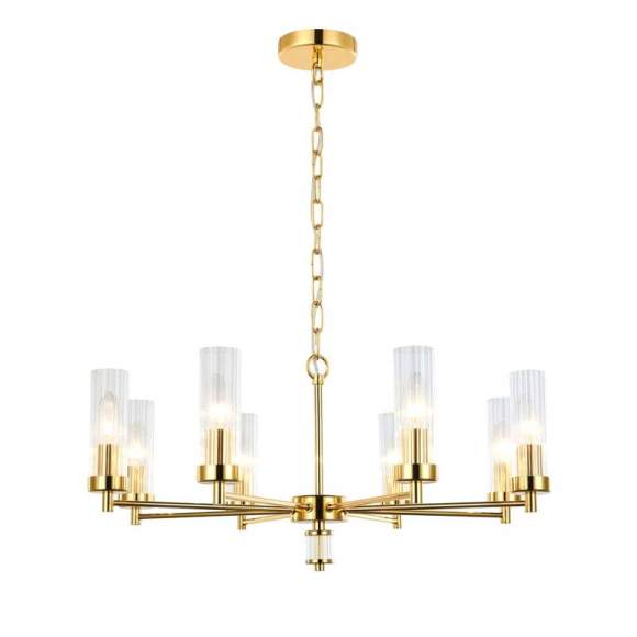 Подвесная люстра с лампочками Favourite Aesthetic 2673-8P+Lamps E14 Свеча Подвесная люстра с лампочками Favourite Aesthetic 2673-8P+Lamps E14 Свеча