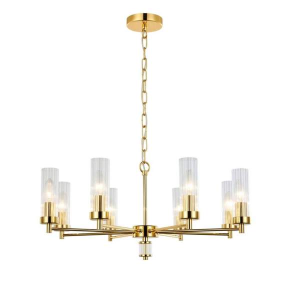 Подвесная люстра с лампочками Favourite Aesthetic 2673-8P+Lamps E14 Свеча Подвесная люстра с лампочками Favourite Aesthetic 2673-8P+Lamps E14 Свеча