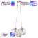 Подвесной светильник Arte Lamp Gelato с поддержкой Маруся A9508SP-3CC-М