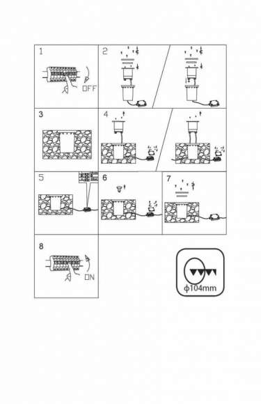 11801/01/12 Ландшафтный светильник Lucide Biltin