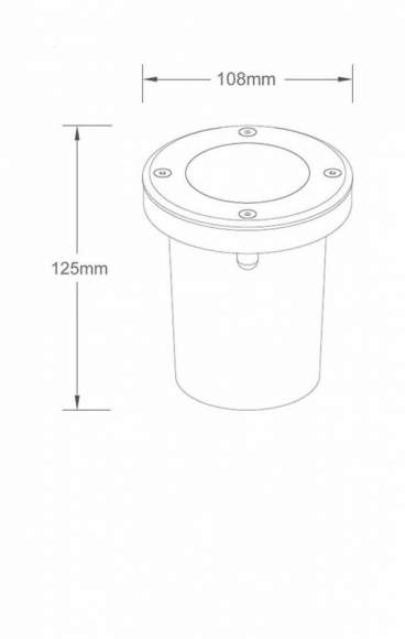 11801/01/12 Ландшафтный светильник Lucide Biltin
