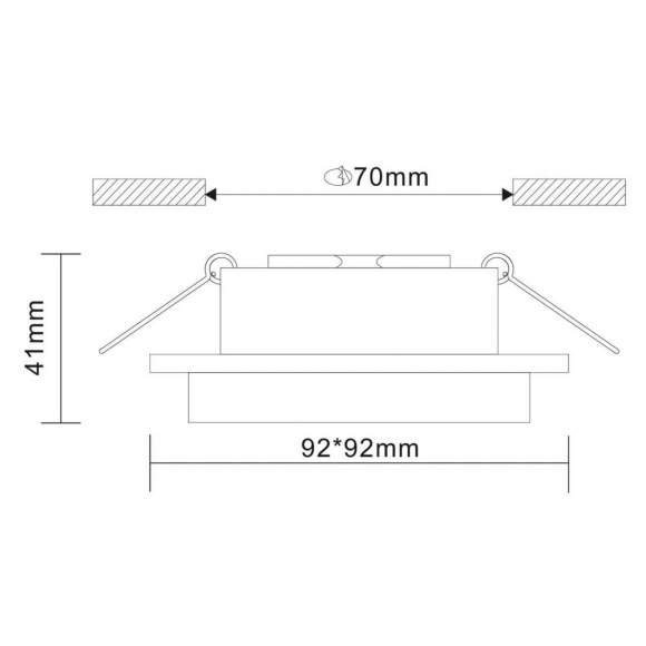 Встраиваемый точечный светильник ST-Luce ST206.418.01 Встраиваемый точечный светильник ST-Luce ST206.418.01