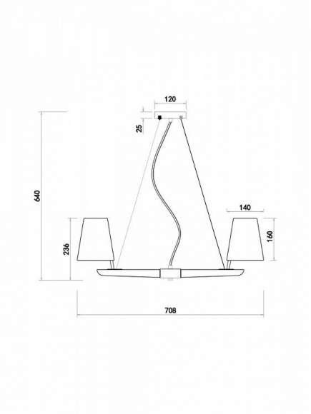 Подвесная люстра Freya Arellano FR8019PL-06W Подвесная люстра Freya Arellano FR8019PL-06W