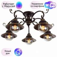 Люстра потолочная Arte Lamp 7 с поддержкой Маруся A4577PL-5CK-М