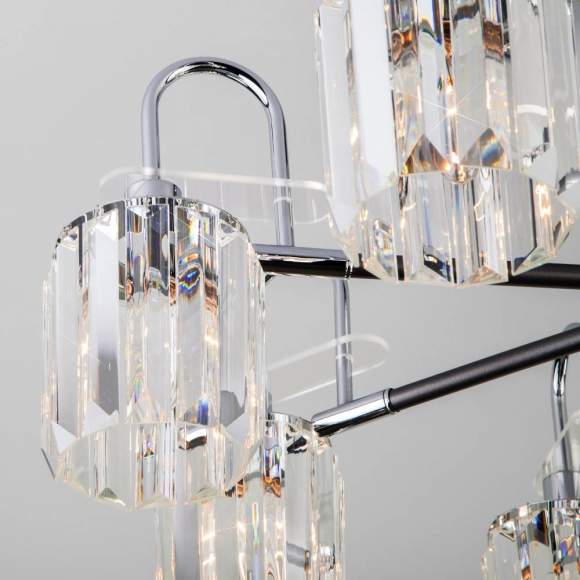 Люстра на штанге Евросвет Tenia 70090/8 графит a045142