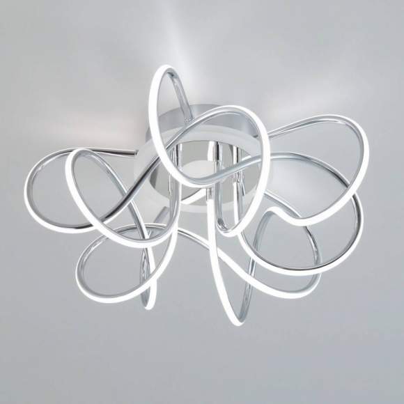 Потолочная светодиодная люстра с голосовым управлением Citilux Джемини Смарт CL229A151E Потолочная светодиодная люстра с голосовым управлением Citilux Джемини Смарт CL229A151E