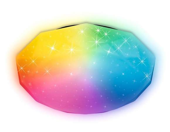 Светодиодный светильник c подсветкой RGB и пультом ДУ (инфракрасный) Ambrella light Dance FF417