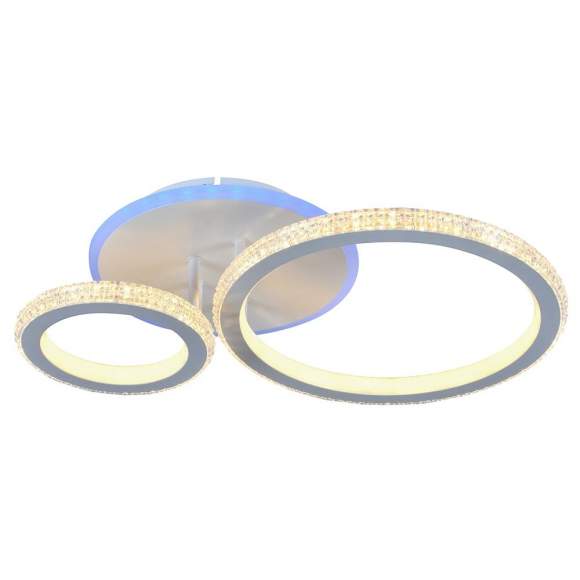 Люстра потолочная светодиодная с пультом ДУ Profit Light 8017/2 WHT 118W+8W RGB Люстра потолочная светодиодная с пультом ДУ Profit Light 8017/2 WHT 118W+8W RGB