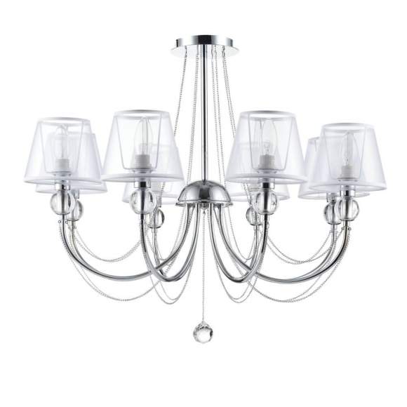 Люстра на штанге Freya Beverly (FR661-08-N) FR5661-PL-08-CH