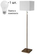 Торшер с лампочкой Arte Lamp North A5896PN-1PB+Lamps