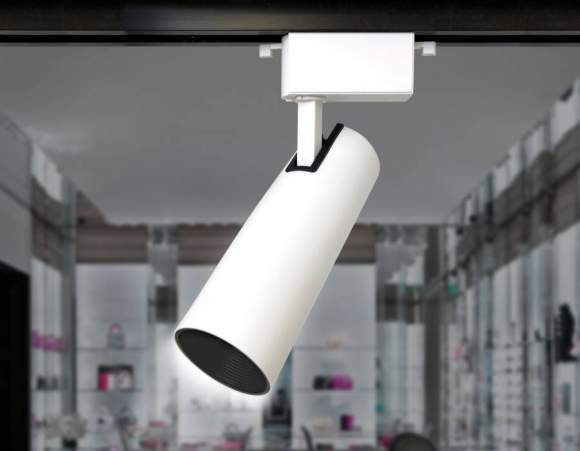 Однофазный LED светильник 30W 4200К для трека Ambrella light Track System GL5853 WH/BK Однофазный LED светильник 30W 4200К для трека Ambrella light Track System GL5853 WH/BK