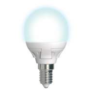 Диммируемая светодиодная лампа E14 7W 4000K (белый) Uniel LED-G45 7W-4000K-E14-FR-DIM PLP01WH (UL-00004300)