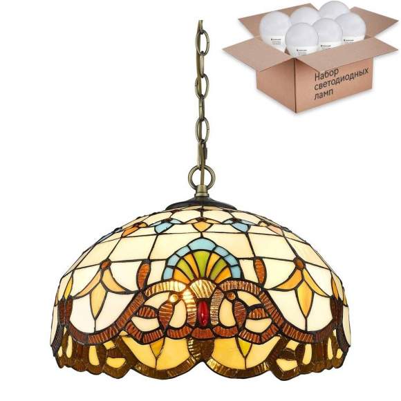 Подвесной светильник с лампочками Velante 830-806-02+Lamps E27 P45 Подвесной светильник с лампочками Velante 830-806-02+Lamps E27 P45