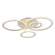 Светодиодная диммируемая люстра с ПДУ Profit Light 8086/4 WHT 104W+8W RGB