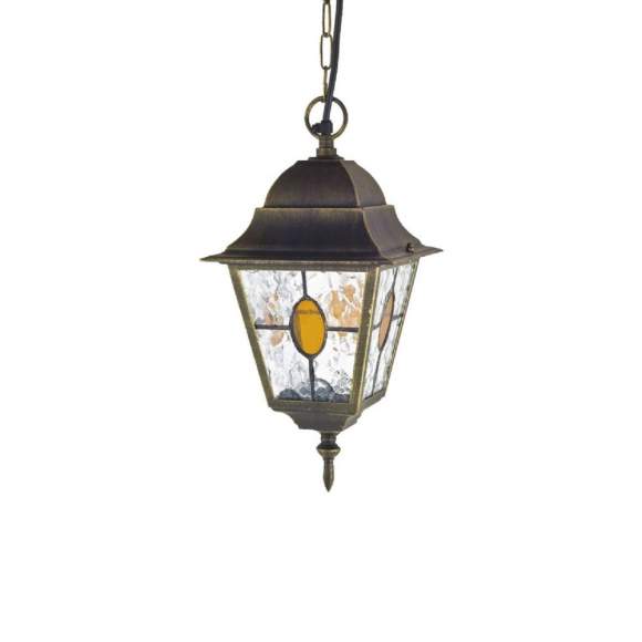 Уличный подвесной светильник с лампочкой  Favourite Zagreb 1804-1P+Lamps А60