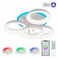 Светодиодная люстра с поддержкой ''Алиса'' и пультом Citilux Паркер Смарт CL225A140E