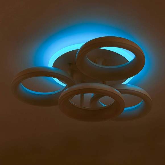 Светодиодная люстра с поддержкой ''Алиса'' и пультом Citilux Паркер Смарт CL225A140E