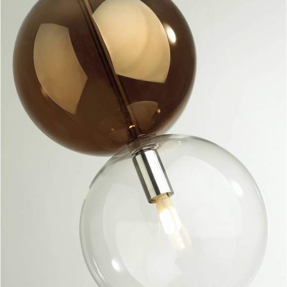 Подвесной светильник с лампочкой Odeon Light Twixy 4980/1B+Lamps G9