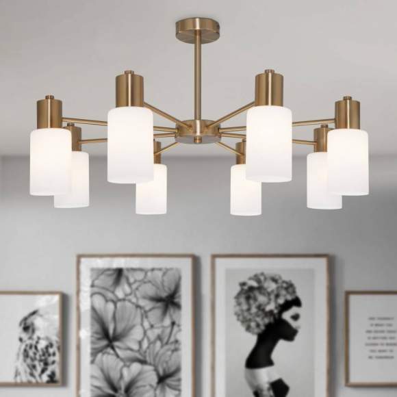 Потолочная люстра ЕВРОСВЕТ Vegga 70160/8 латунь (a057109) Потолочная люстра ЕВРОСВЕТ Vegga 70160/8 латунь (a057109)