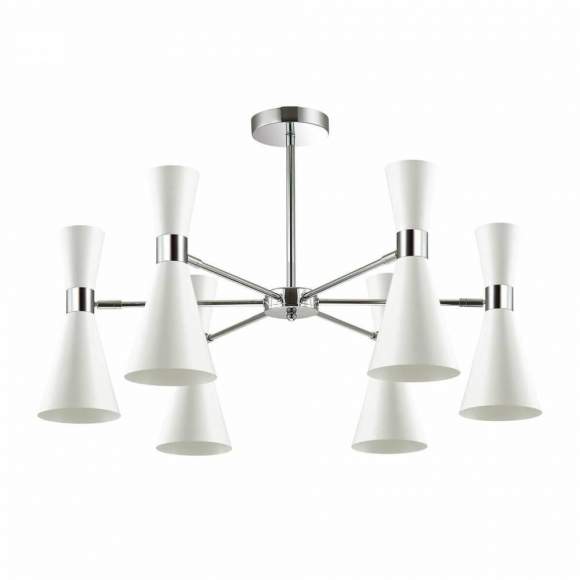 Люстра на штанге с лампочками Lumion Quinn 3661/6C+Lamps E14 Свеча Люстра на штанге с лампочками Lumion Quinn 3661/6C+Lamps E14 Свеча