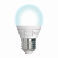 Диммируемая светодиодная лампа E27 7W 4000K (белый) Uniel LED-G45 7W-4000K-E27-FR-DIM PLP01WH (UL-00004301)