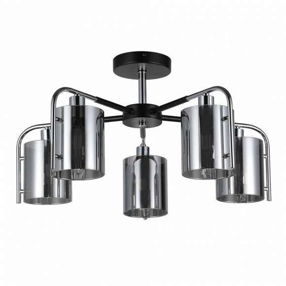 Потолочная люстра Escada 671/5P E14*40W Chrome Потолочная люстра Escada 671/5P E14*40W Chrome