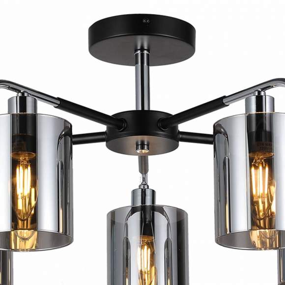 Потолочная люстра Escada 671/5P E14*40W Chrome Потолочная люстра Escada 671/5P E14*40W Chrome