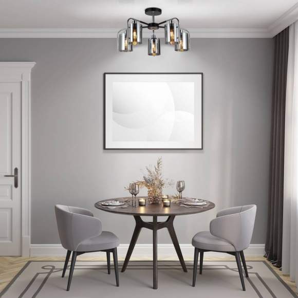 Потолочная люстра Escada 671/5P E14*40W Chrome Потолочная люстра Escada 671/5P E14*40W Chrome