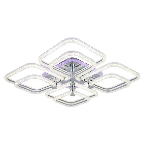 Потолочная светодиодная люстра с пультом ДУ Profit Light 8049/4+4 CHR C Потолочная светодиодная люстра с пультом ДУ Profit Light 8049/4+4 CHR C