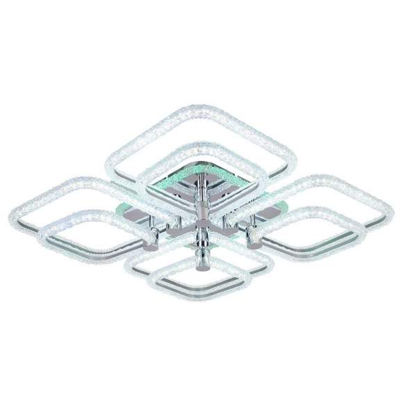 Потолочная светодиодная люстра с пультом ДУ Profit Light 8049/4+4 CHR C Потолочная светодиодная люстра с пультом ДУ Profit Light 8049/4+4 CHR C