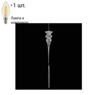 Подвесной светильник Crystal Lux с лампочкой Ki SP1+Lamps E14 Свеча