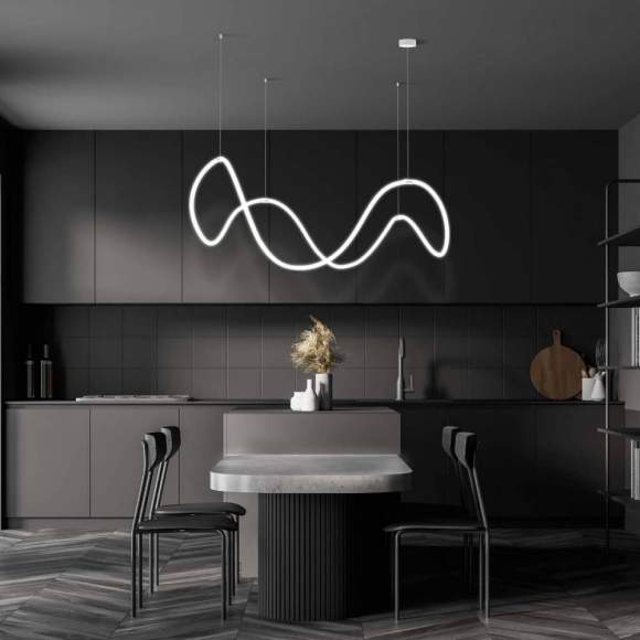 Подвесной светодиодный светильник Eurosvet 90288/1 белый (a061897)