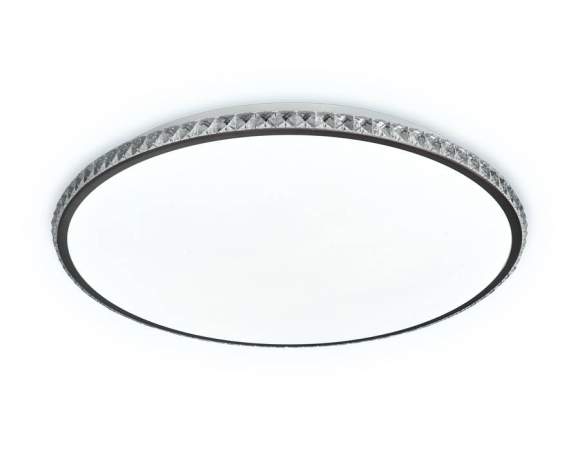 Потолочный светодиодный светильник с ПДУ ИК и дополнительной подсветкой Ambrella light Orbital FF71