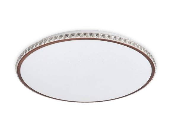 Потолочный светодиодный светильник с ПДУ ИК и дополнительной подсветкой Ambrella light Orbital FF71