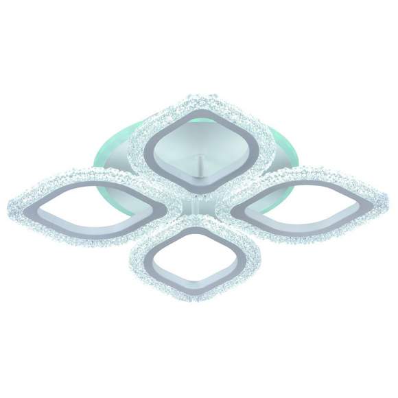 Люстра потолочная светодиодная с пультом ДУ Profit Light 8018/4 WHT 56W+7W RGB Люстра потолочная светодиодная с пультом ДУ Profit Light 8018/4 WHT 56W+7W RGB