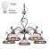 Люстра с лампочками Velante 357-503-05+Lamps