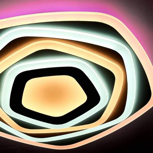 Светодиодная люстра с поддержкой ''Алиса'' и пультом Citilux Триест Смарт CL737A54E Светодиодная люстра с поддержкой ''Алиса'' и пультом Citilux Триест Смарт CL737A54E